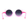 Kid Size Girls Rainbow Unicorn Pin Round Circle Lens Sunglasses