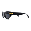 Womens Mod Square Cat Eye Thick Plastic Sunglasses