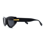 Womens Mod Square Cat Eye Thick Plastic Sunglasses