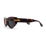 Womens Mod Square Cat Eye Thick Plastic Sunglasses