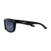 Locs Mens Woodgrain Arm Rectangular Sport Horn Rim Sunglasses