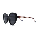 Polarized Womens Mod Oversized Flat Butterfly Fashion Sunglasses