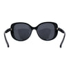 Polarized Womens Chain Arm Butterfly Designer Style Plastic Sunglasses