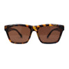 Womens Boyish Horn Rim Retro Fashion Sunglasses