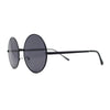 Classic Iconic Hippie Large Circle Lens Round Metal Sunglasses