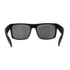 Mens Tempered Glass Lens Flat Top Rectangle Gangster Shade Sunglasses