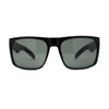 Mens Tempered Glass Lens Flat Top Rectangle Gangster Shade Sunglasses