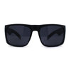 Mens OG Flat Top Rectangle Gangster Mob Shade Sunglasses