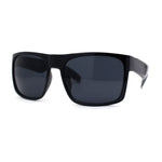 Mens OG Flat Top Rectangle Gangster Mob Shade Sunglasses