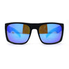 Mens OG Flat Top Rectangle Gangster Mob Shade Sunglasses