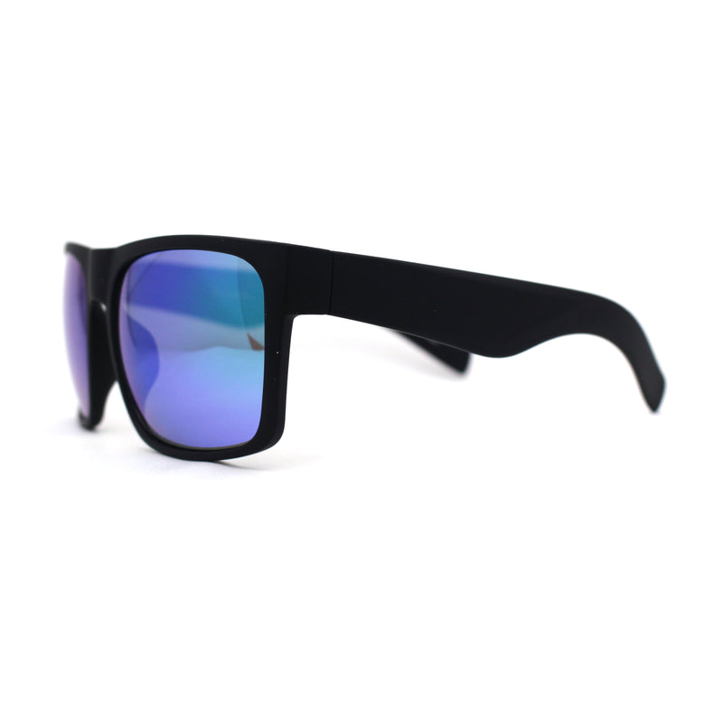 Mens OG Flat Top Rectangle Gangster Mob Shade Sunglasses