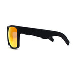 Mens OG Flat Top Rectangle Gangster Mob Shade Sunglasses