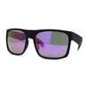 Mens OG Flat Top Rectangle Gangster Mob Shade Sunglasses