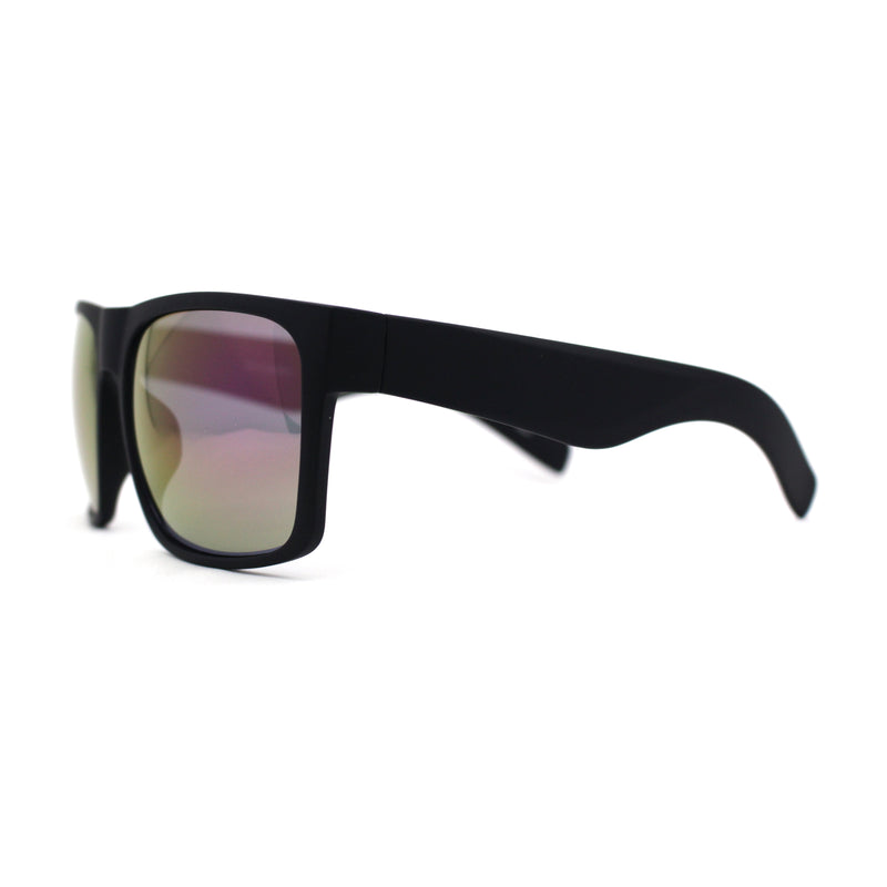 Mens Shade Flat superawesome106 Rectangle Sunglasses Gangster – Mob Top OG