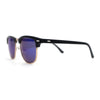 Mens Hipster Classic Half Horn Rim Iconic Sunglasses