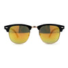 Mens Hipster Classic Half Horn Rim Iconic Sunglasses