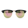 Mens Hipster Classic Half Horn Rim Iconic Sunglasses