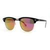 Mens Hipster Classic Half Horn Rim Iconic Sunglasses