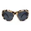 Exaggerated Oversized 90s Plastic Wrap Sport Plastic Sunglasses