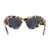Exaggerated Oversized 90s Plastic Wrap Sport Plastic Sunglasses