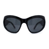 Exaggerated Oversized 90s Plastic Wrap Sport Plastic Sunglasses