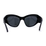 Exaggerated Oversized 90s Plastic Wrap Sport Plastic Sunglasses