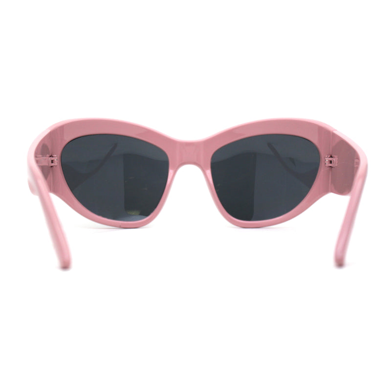 Exaggerated Oversized 90s Plastic Wrap Sport Plastic Sunglasses