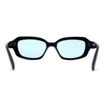 Womens Mod Classic Retro Rectangular Trendy Fashion Sunglasses