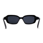 Womens Mod Classic Retro Rectangular Trendy Fashion Sunglasses