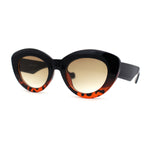 Womens Thick Plastic Mod Fashion Large Cat Eye Sunglasses