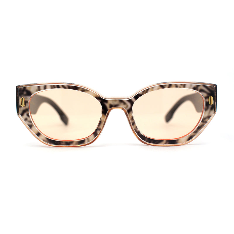 Womens Mod Square Rectangular Cat Eye Sunglasses