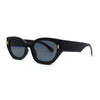 Womens Mod Square Rectangular Cat Eye Sunglasses