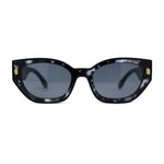Womens Mod Square Rectangular Cat Eye Sunglasses