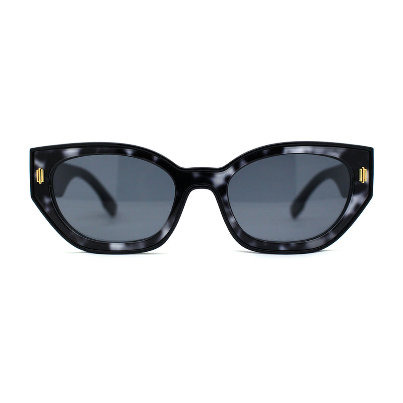 Womens Mod Square Rectangular Cat Eye Sunglasses