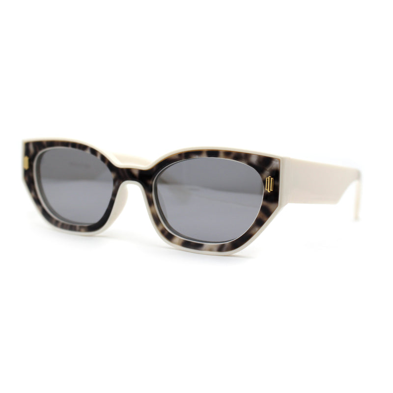 Womens Mod Square Rectangular Cat Eye Sunglasses