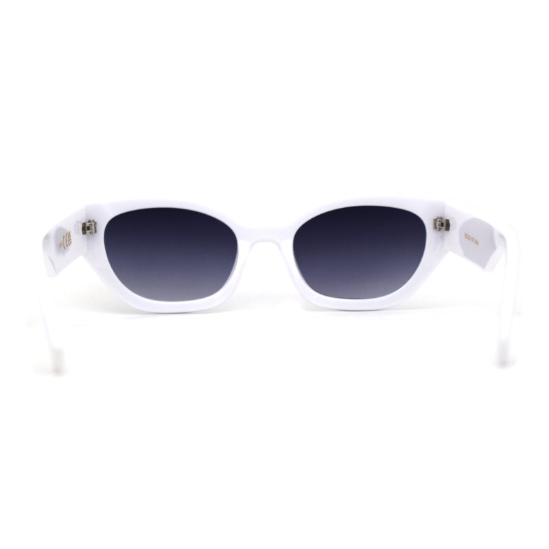 Womens Mod Square Rectangular Cat Eye Sunglasses