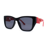 Womens Luxury Fashion Oversize Thick Temple Horn Rim Diva Sunglasses
