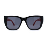 Womens Luxury Fashion Oversize Thick Temple Horn Rim Diva Sunglasses