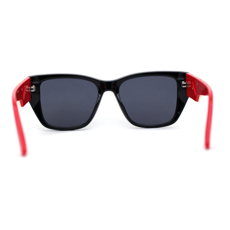 Womens Luxury Fashion Oversize Thick Temple Horn Rim Diva Sunglasses