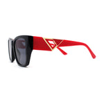 Womens Luxury Fashion Oversize Thick Temple Horn Rim Diva Sunglasses