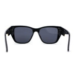 Womens Luxury Fashion Oversize Thick Temple Horn Rim Diva Sunglasses