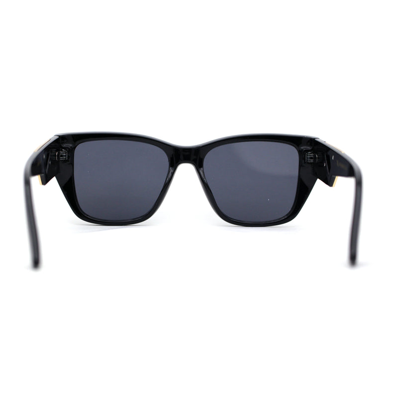 Womens Luxury Fashion Oversize Thick Temple Horn Rim Diva Sunglasses