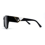 Womens Luxury Fashion Oversize Thick Temple Horn Rim Diva Sunglasses