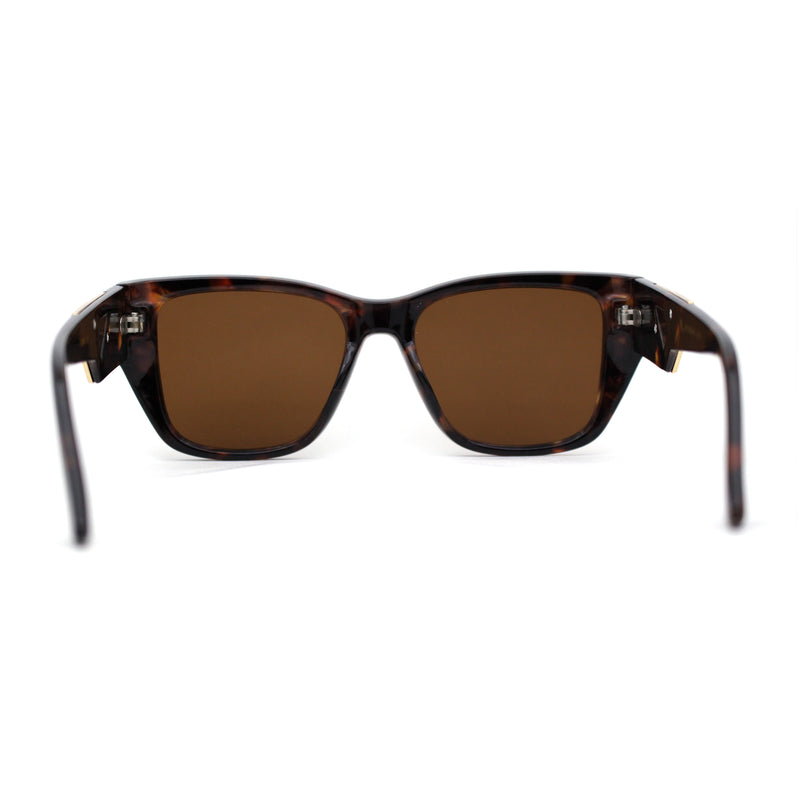 Womens Luxury Fashion Oversize Thick Temple Horn Rim Diva Sunglasses