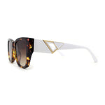 Womens Luxury Fashion Oversize Thick Temple Horn Rim Diva Sunglasses