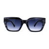 Womens Thick Horn Rim Luxury Fashion Rectangular Sunglasses