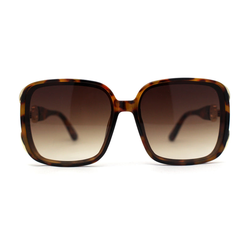 Womens Rhinestone Jewel Buckle Hinge Designer Butterfly Sunglasses