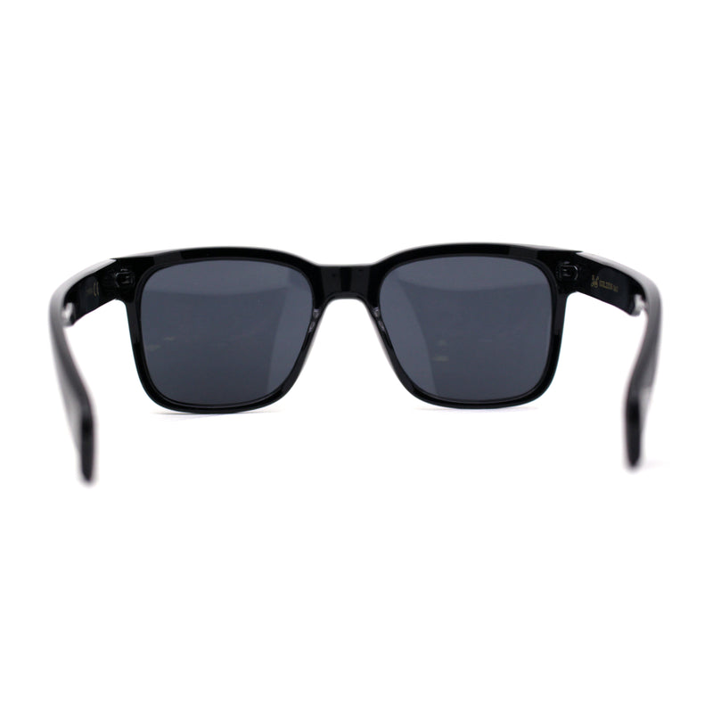 Hipster Retro Vintage Style Fashion Rectangle Horn Rim Sunglasses