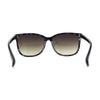 Womens Minimal Simple Horn Rim Marble Pattern Plastic Sunglasses