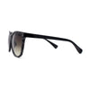 Womens Minimal Simple Horn Rim Marble Pattern Plastic Sunglasses